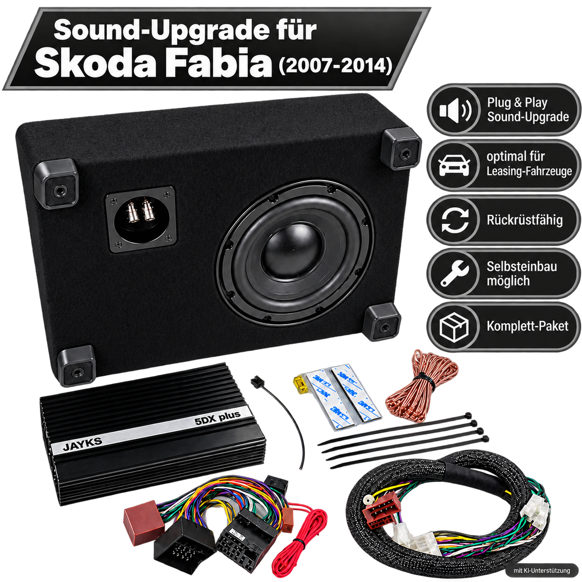 Verstärker-Woofer-Set für Dacia Duster 2
