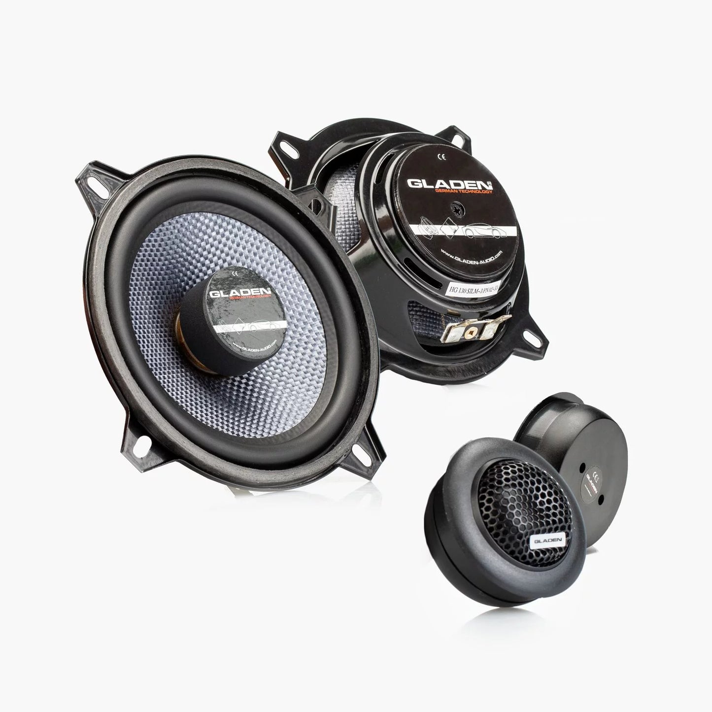 GLADEN RS-130 slim | 2-Wege Komposystem 130mm