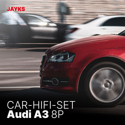 5DX plus Car-HiFi-Verstärker-Set • für Audi A3 8P