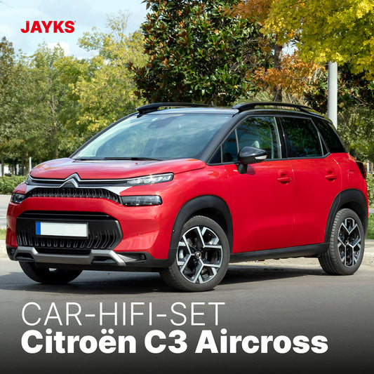 5DX plus Car-HiFi-Verstärker-Set • für Citroën C3 Aircross (2. Generation)