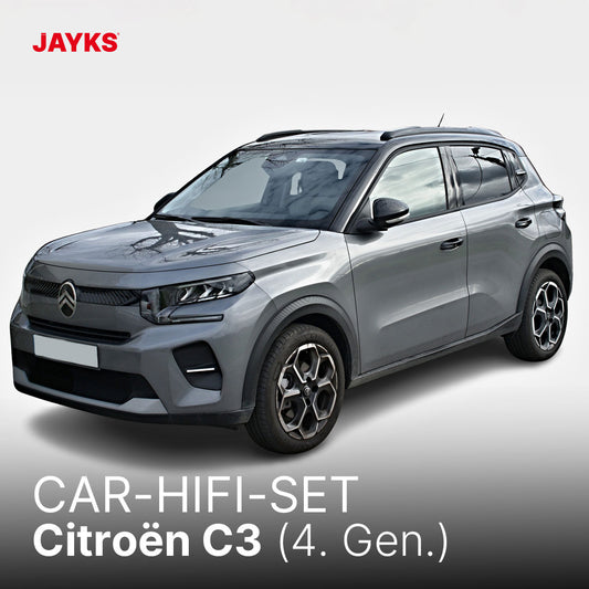 5DX plus Car-HiFi-Verstärker-Set • für Citroën C3 (4. Generation)