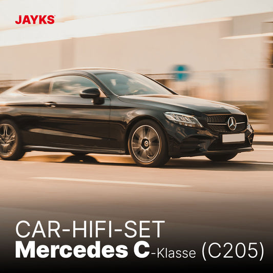 5DX plus Car-HiFi-Verstärker-Set • für Mercedes C-Klasse (C205 / A205) • Mbux