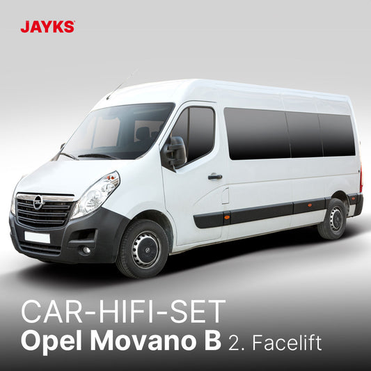 5DX plus Car-HiFi-Verstärker-Set • für Opel Movano B (2. Facelift)