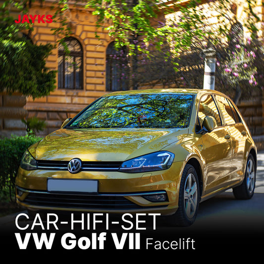 5DX plus Car-HiFi-Verstärker-Set • für VW Golf VII (Facelift)