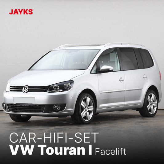 5DX plus Car-HiFi-Verstärker-Set • für VW Touran I (GP2 / Facelift)