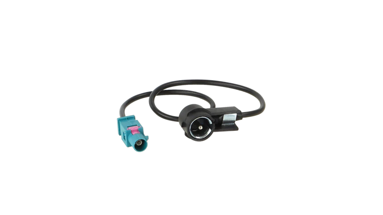 Antennenadapter Fakra Z(m) auf ISO(m) für Audi, Seat, Skoda, VW