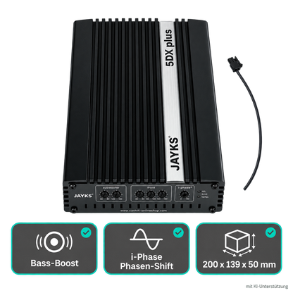 5DX plus | Auto-Verstärker Plug & Play ISO