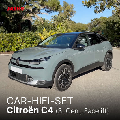 5DX plus Car-HiFi-Verstärker-Set • für Citroën C4 (3. Generation, Facelift)