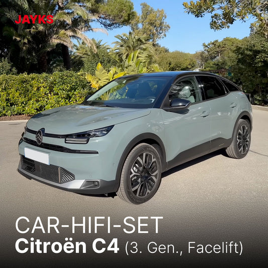 5DX plus Car-HiFi-Verstärker-Set • für Citroën C4 (3. Generation, Facelift)