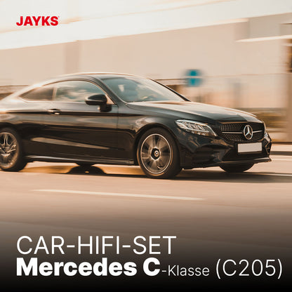 5DX plus Car-HiFi-Verstärker-Set • für Mercedes C-Klasse (C205 / A205) • Mbux