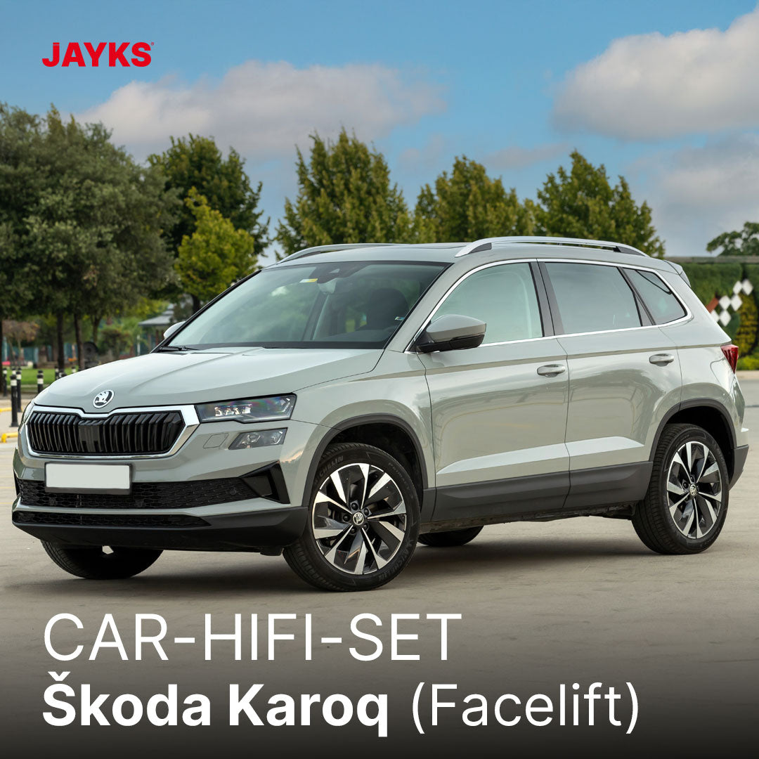 5DX plus Car-HiFi-Verstärker-Set • für Škoda Karoq (Facelift)