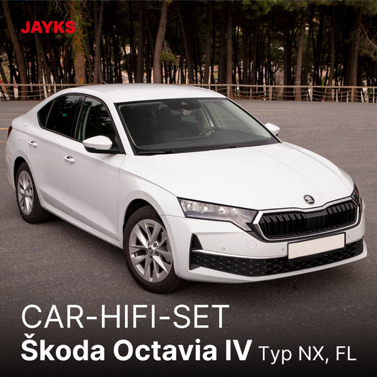 5DX plus Car-HiFi-Verstärker-Set • für Škoda Octavia IV Facelift (NX)