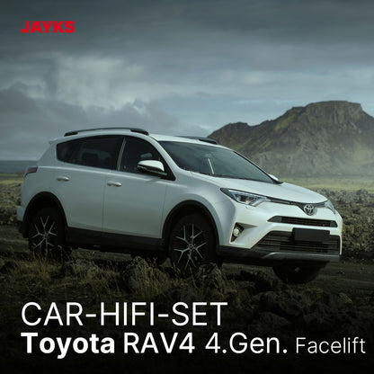 5DX plus Car-HiFi-Verstärker-Set • für Toyota RAV4 4. Generation (Facelift)