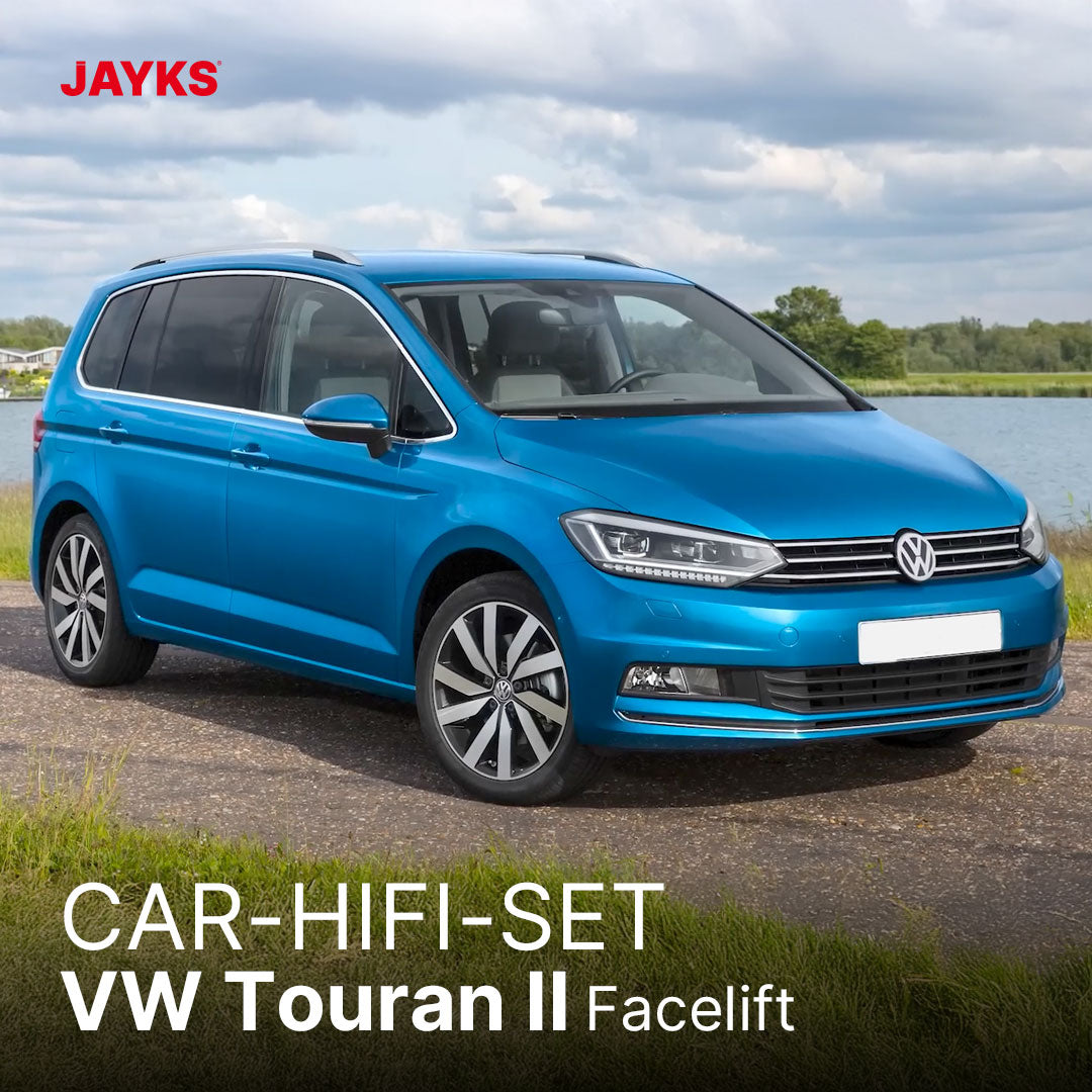 5DX plus Car-HiFi-Verstärker-Set • für VW Touran II (Facelift)