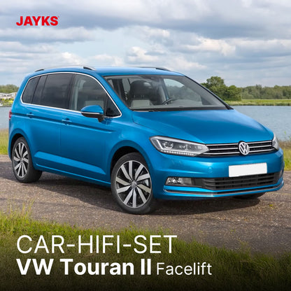 5DX plus Car-HiFi-Verstärker-Set • für VW Touran II (Facelift)