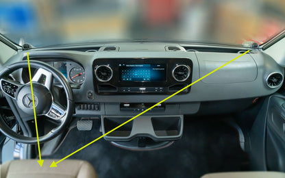 Passgenaue Hochtöner für Mercedes Sprinter W907 / W910
