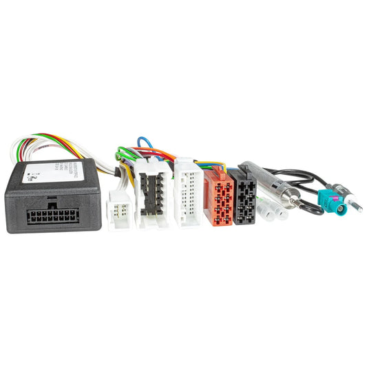 Lenkradinterface kompatibel mit Dacia Duster Sandero Logan Renault Captur inkl. Antennenadapter